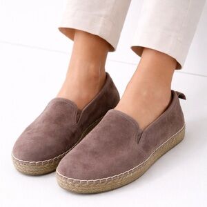 Sam Edelman Pink Suede Espadrilles Size 10 Women’s Slip On Flats
